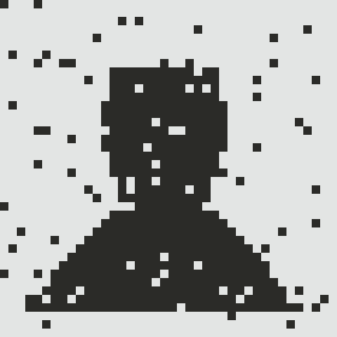 Your Normie: a 40x40 pixel character read straight from the chain