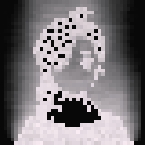 A Normie rendered as living smoke